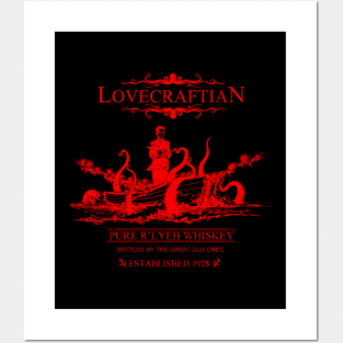 R'lyeh Whiskey - Red Label Posters and Art